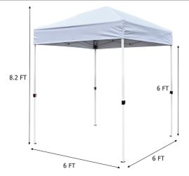 Pop Up Tent 6x6