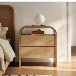 Crescent 2 Drawer Night Stand