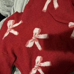 Oversized Bow Knitted Sweater