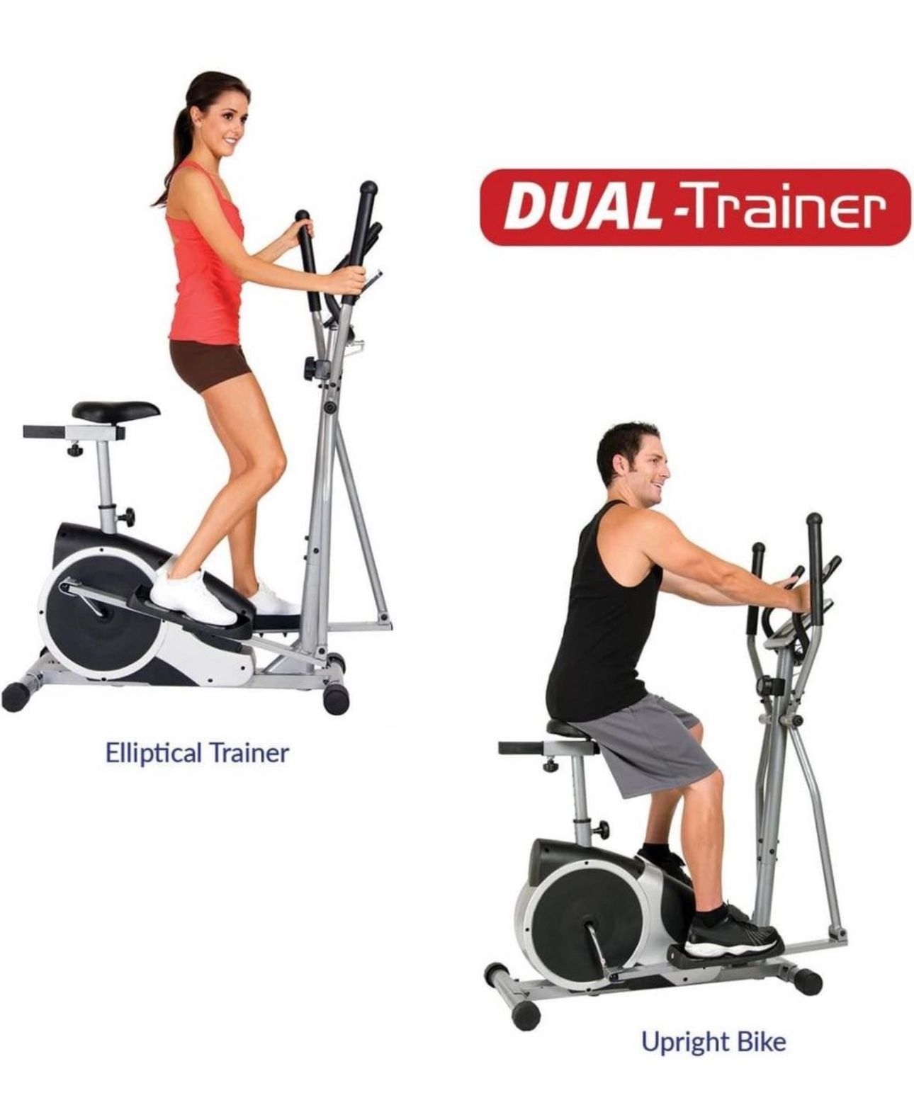 Bike Body Rider Dual Trainer Workout Body Rider Elliptical Machine