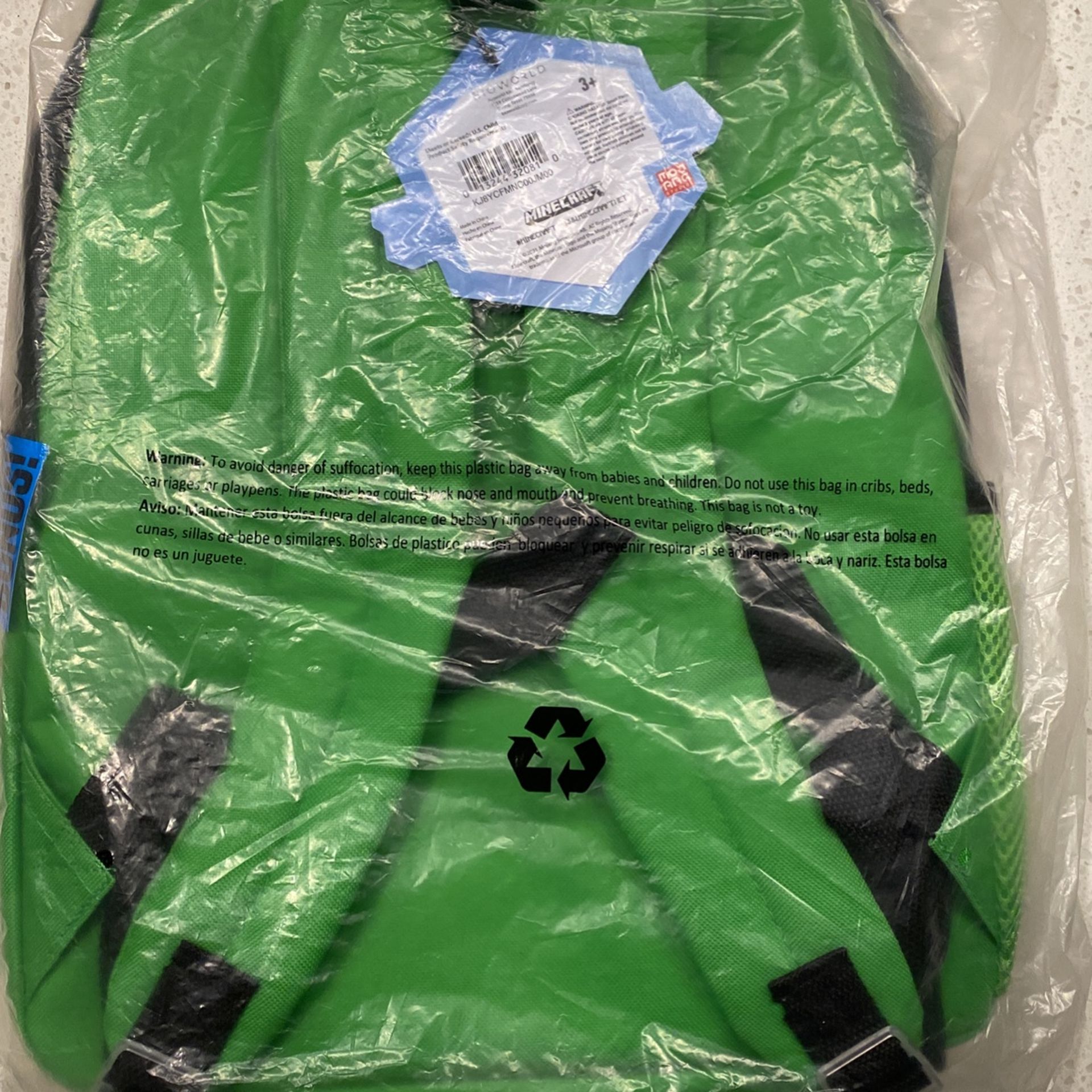 Minecraft backpack
