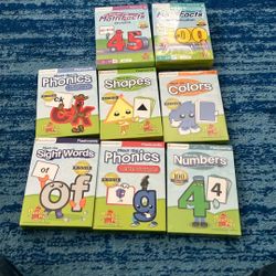 Lot Of 8 Flashcard Sets Number Shapes Math Sight Words
