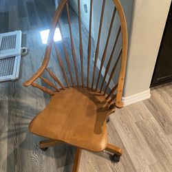 Wooden Desk Chair