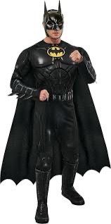 black Batman costume jumpsuit sz Kids Large