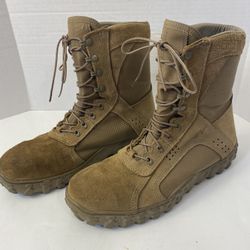 Rocky S2V Men’s Size 11.5 Wide Steel Toe Tactical Coyote Brown Military Style Work Boots