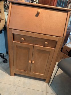 Wooden brown desk