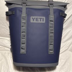 Yeti M20 Backpack cooler New never used great color Blue Have receipt bought it at Bass Pro shops For $325 
