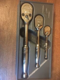 Snap On 3 Pc Ratchet Set 