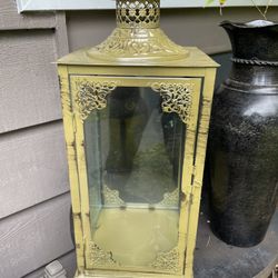 1 Beautiful Moroccan rustic Golden Metal Lantern 🏮 