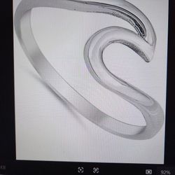 Sterling Silver Wave Ring