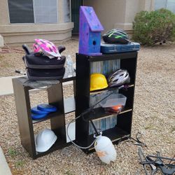 Free Items Bookshelves, Helmets