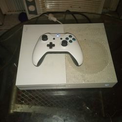 Xbox One S, With Controller, Cords , And Borderlands 3 