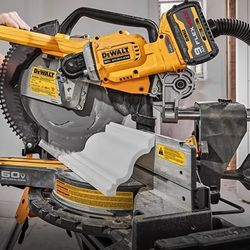 NEW GENERATION DEWALT FLEXBOLT MITTER SAW 12 "  ONE BATTERY 9AH FAST CHARGER STAND 1000$- FIRM PRICES 