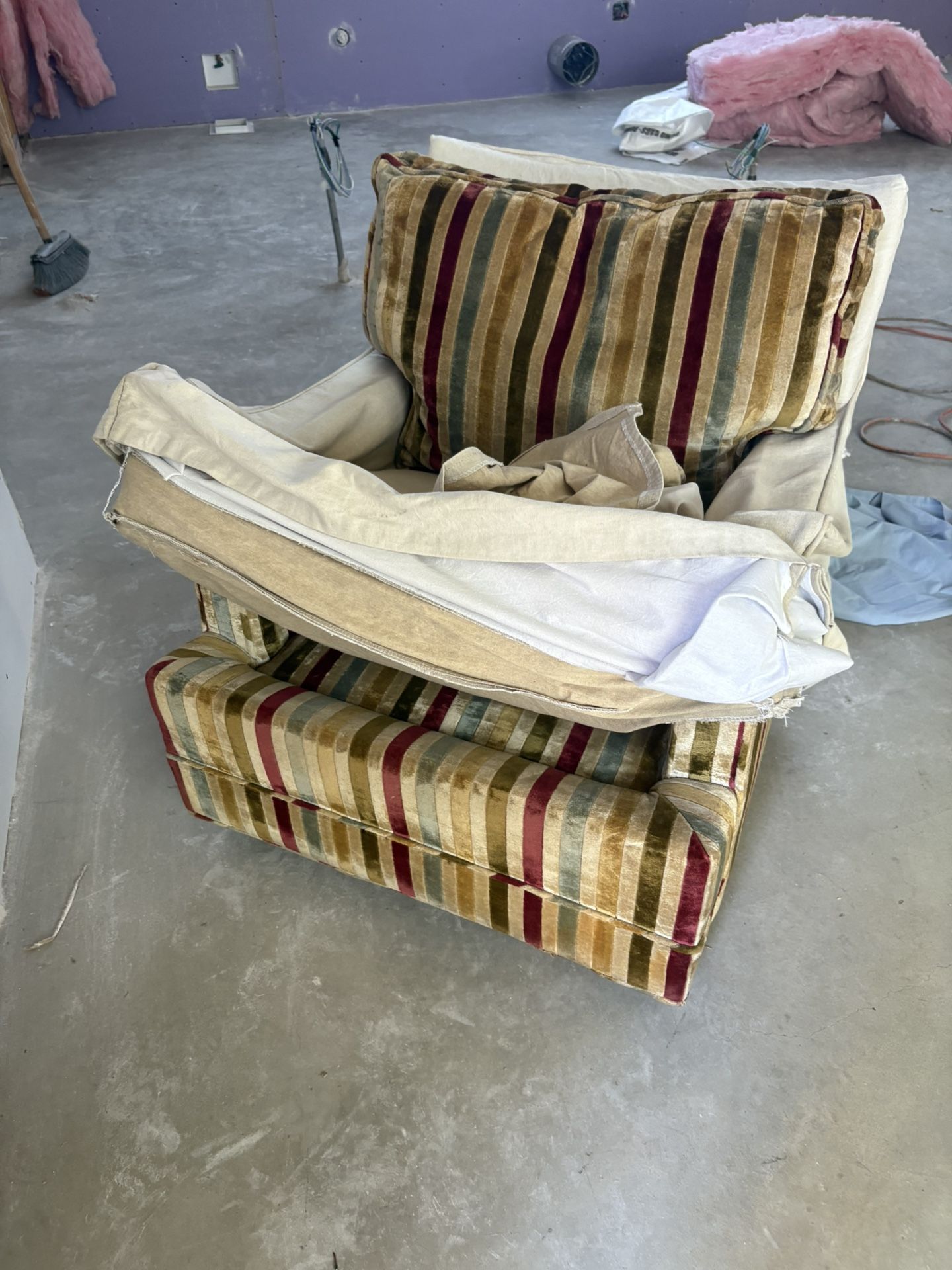 Genuine Mid Century Swival Chair
