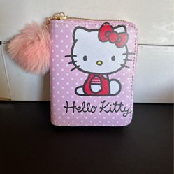 Hello Kitty Zip Around Mini Wallet For Women