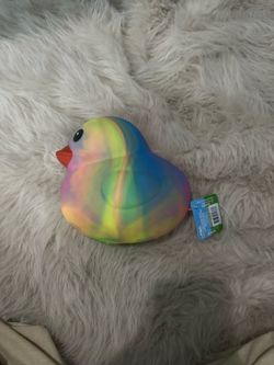 Rainbow Squishy Duck