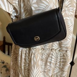 Michael Kors Cross Body Belt/Bag Size S/M Black Faux Leather NWT