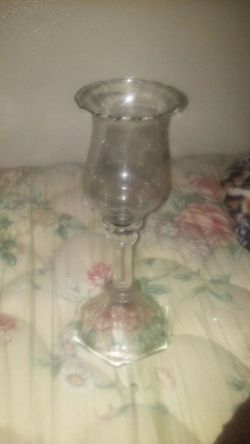 Crystal candle holder