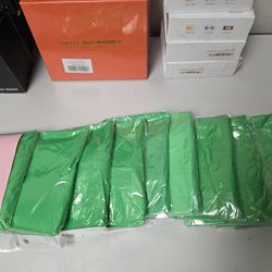 10 Pack Disposable Rain Ponchos for Adults, Card-Sized Emergency Po