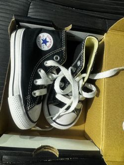 Converse Infant High Top Sneakers Chuck Taylor All Star Black US 5