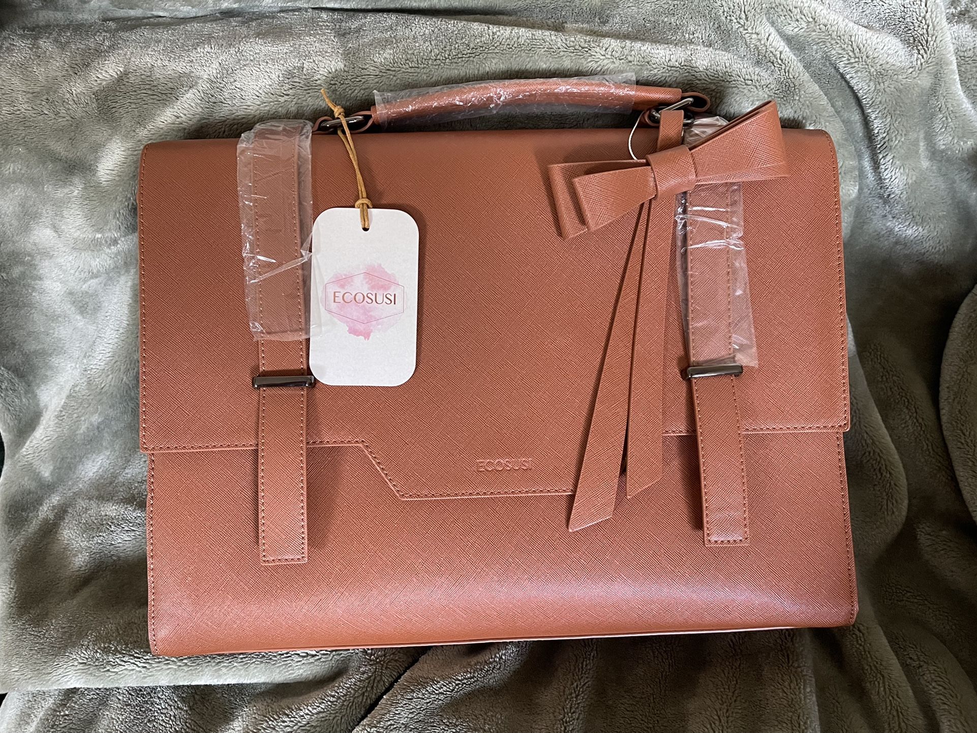 ECOSUSI Vegan Leather Briefcase