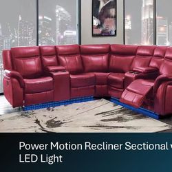 Power Motion Sectional Living Set