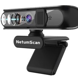 New AutoFocus HD 1080P Webcam with Dual Microphone & Privacy Cover, NetumScan Business Webcam USB Web Camera with Wide Angle for Desktop or Laptop Str