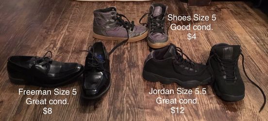 Boy’s Shoes Size 5 & 5 1/2