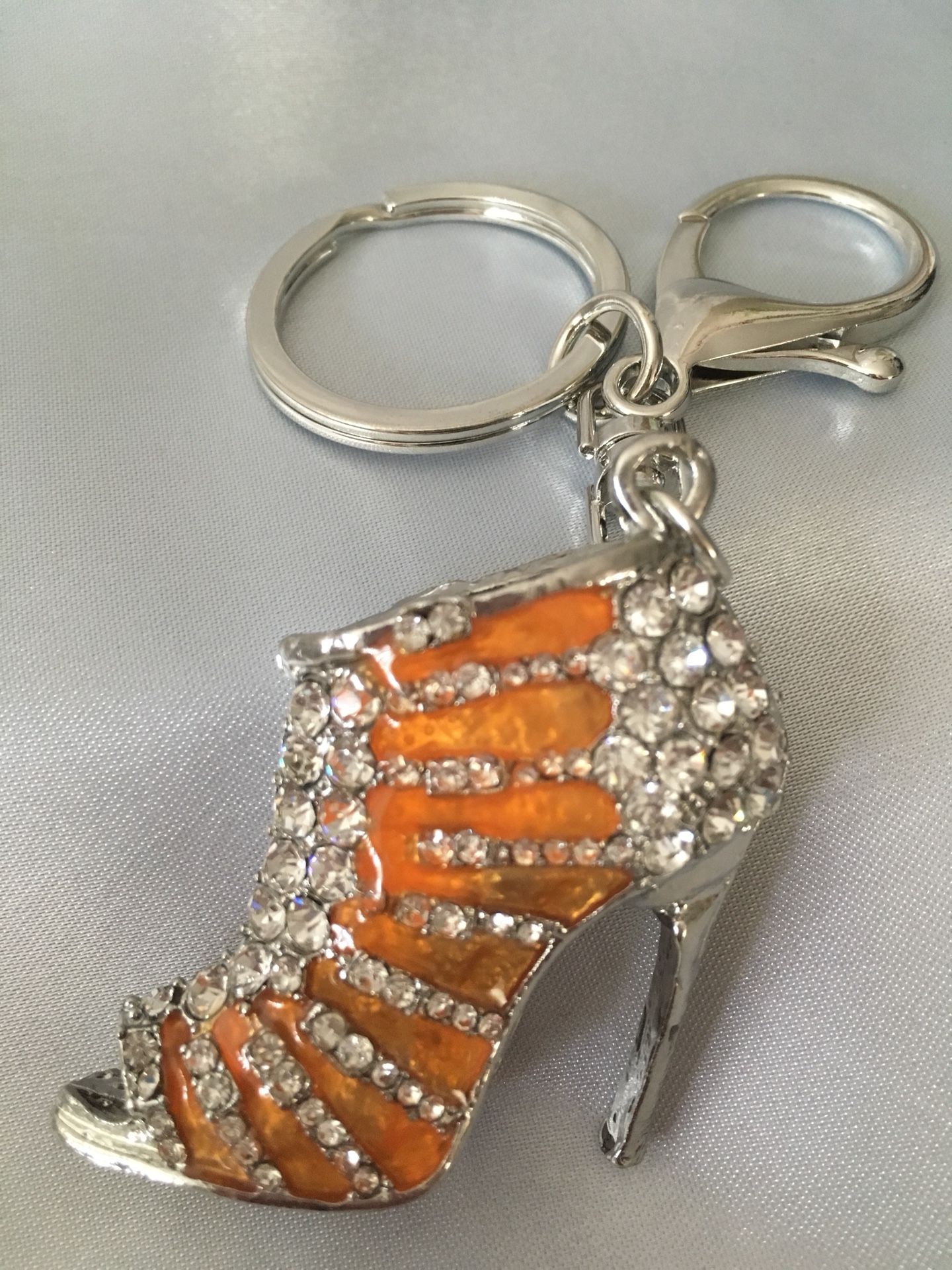 Tangerine Purse Charm