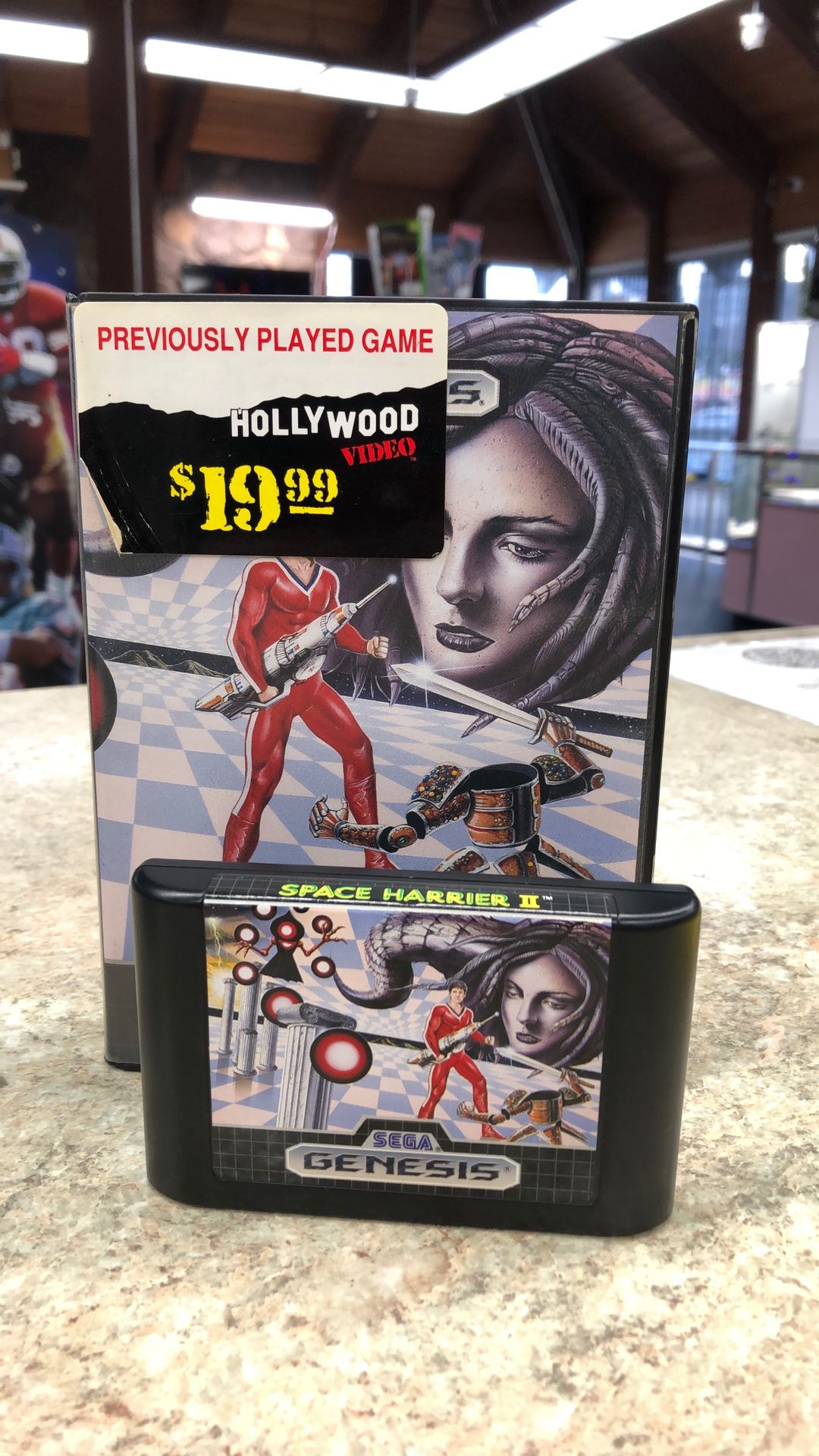 Space Harrier II With Box And Instruction Manual