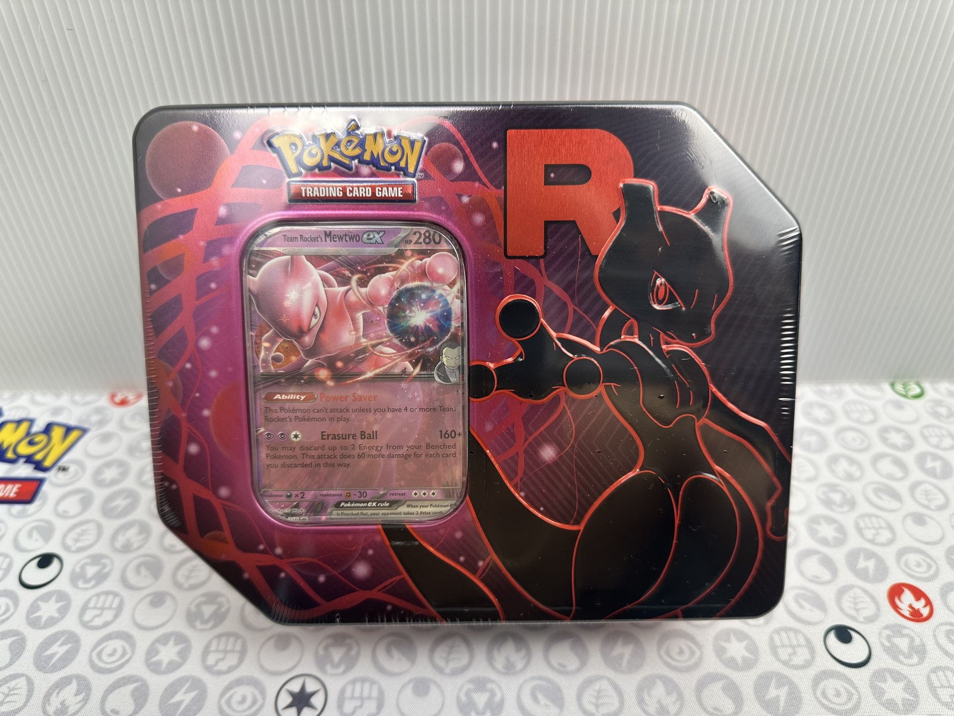 Pokemon Team Rocket Tin (Mewtwo)