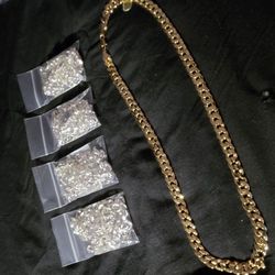 24 Inch 925 Gold Plated Cuban LINK chain. 
