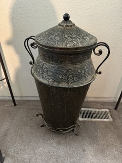 Iron Large Urn Vase 