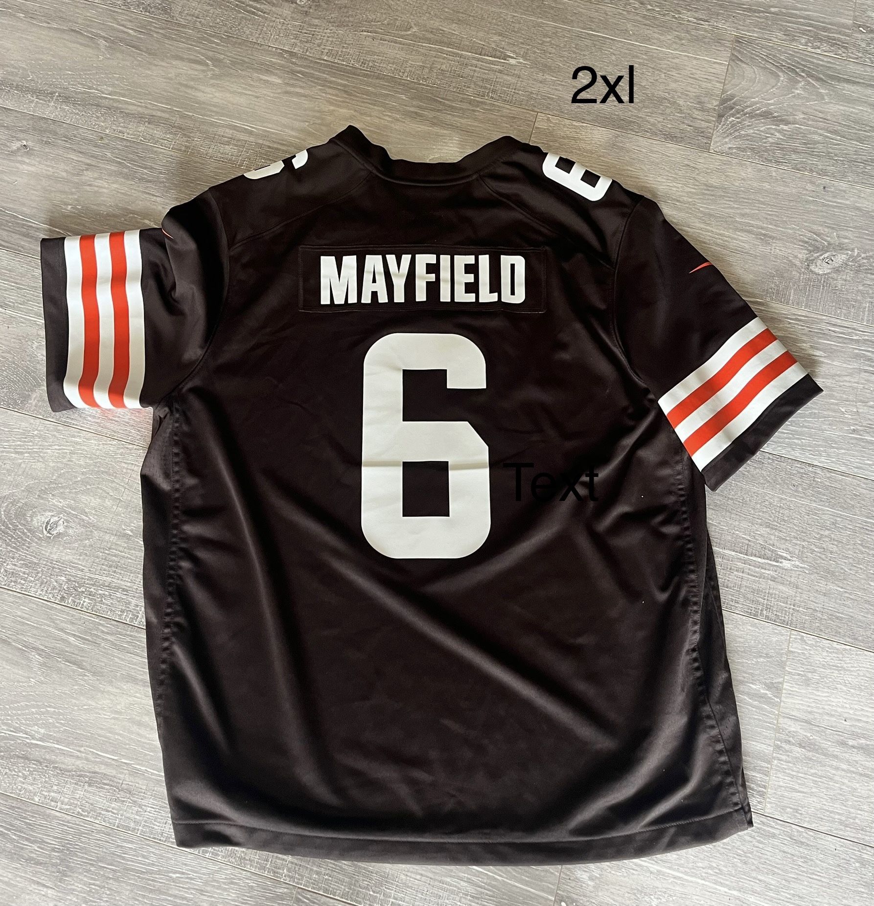 Cleveland Browns Baker Mayfield number six jersey