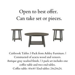 Caitbrook Tables 3 Pack from Ashley Furniture