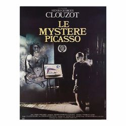 1980s The Mystery of Picasso French Grande Film Poster