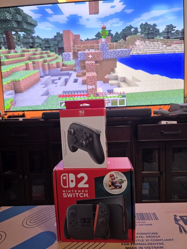 Nintendo Switch 2 Mario Kart Bundle/w Pro 2 Controller - Negotiable - Brand New/Sealed