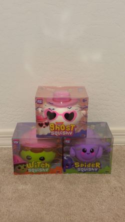 Crazy Fun RMS Halloween Squishy Toys Squeeezy Dumplings Needoh