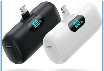 [2-Pack]Portable Charger for iPhone 17/16/15,Mini Power Bank 5000mAh PD USB C Portable Phone Charger,Travel Essential Battery Pack