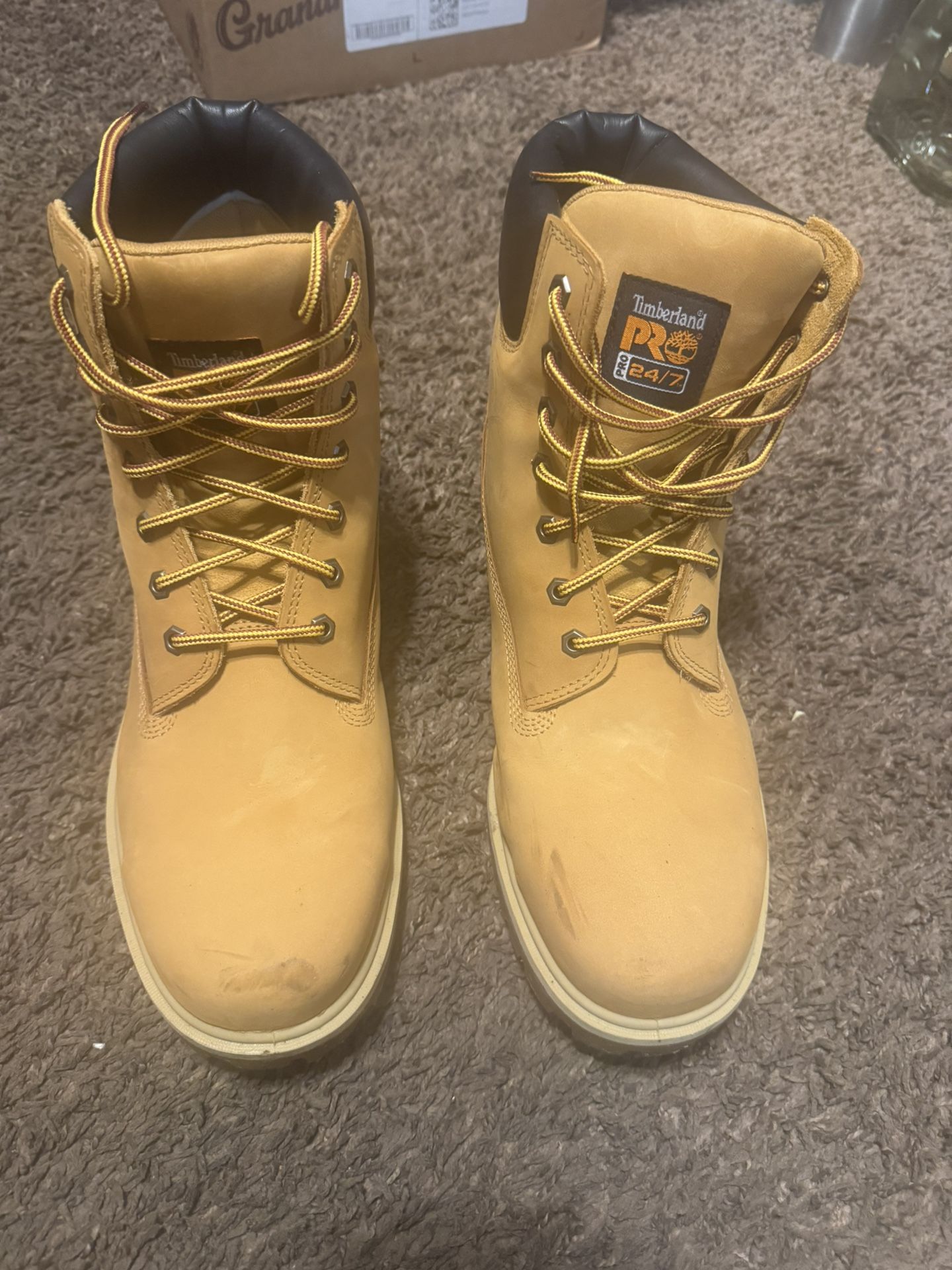 Size 13 Timberland Pro Steel Toe Boots 50$