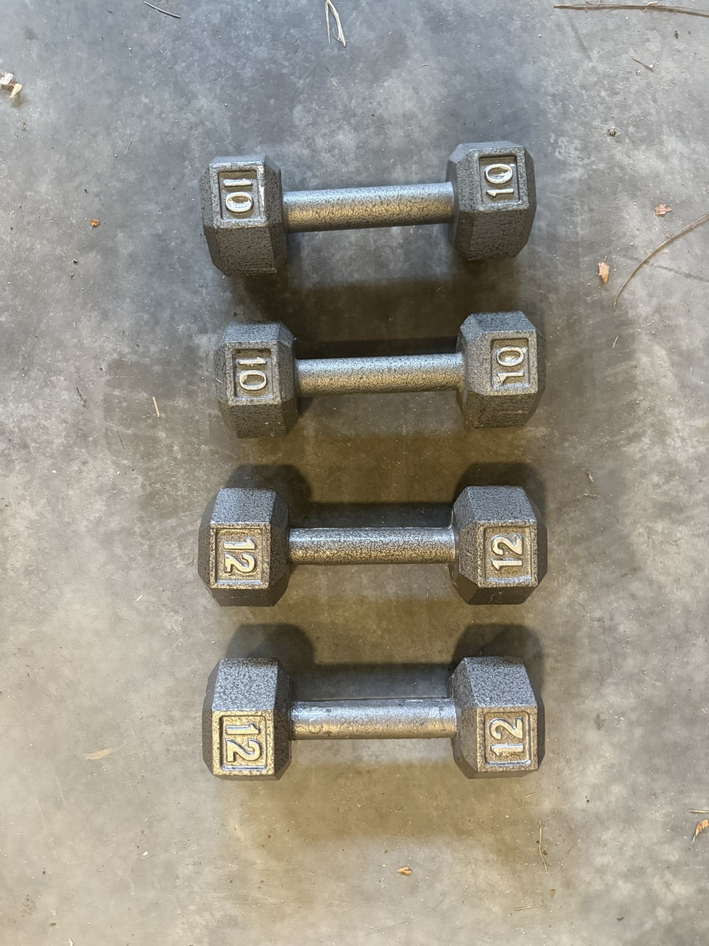 Weights - 10 Pounds & 12 Pounds