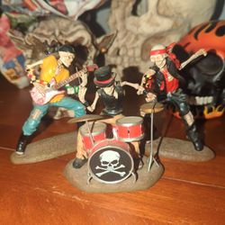 Skeleton Rock Band Figures 