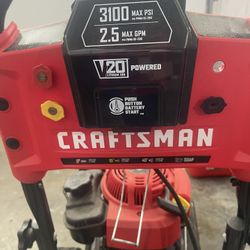 3100 Max PSI, 2.5 Max GPM, V20 Lithium Ion powered with push button battery start. Parts only does not work, comes with everything in photos 