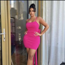 Cutest hot Pink Dress