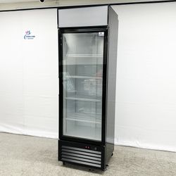 Upright Commercial One Glass Door Restaurant Display Refrigerator