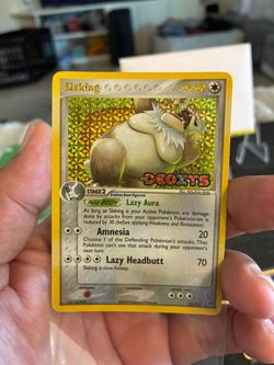 Pokemon Slaking EX Deoxys Reverse Holo $30
