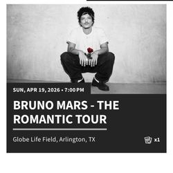 Bruno Mars April 19 2026