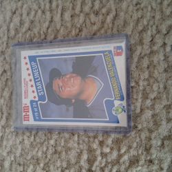 1980's Fernando Valenzuela Baseball Card M &m's Candy Vintage Los Angeles Dodgers Pitcher 