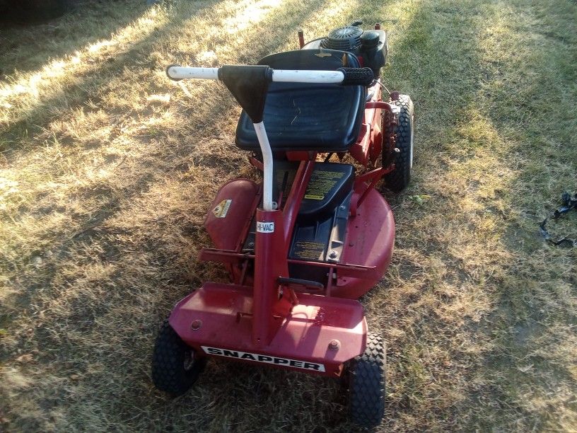 Snapper Riding Lawn Mower.