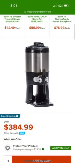 Coffee Bunn 42(contact info removed) TF 1.5 Gallon Stainless Steel ThermoFresh Server with Digital Sight Gauge and